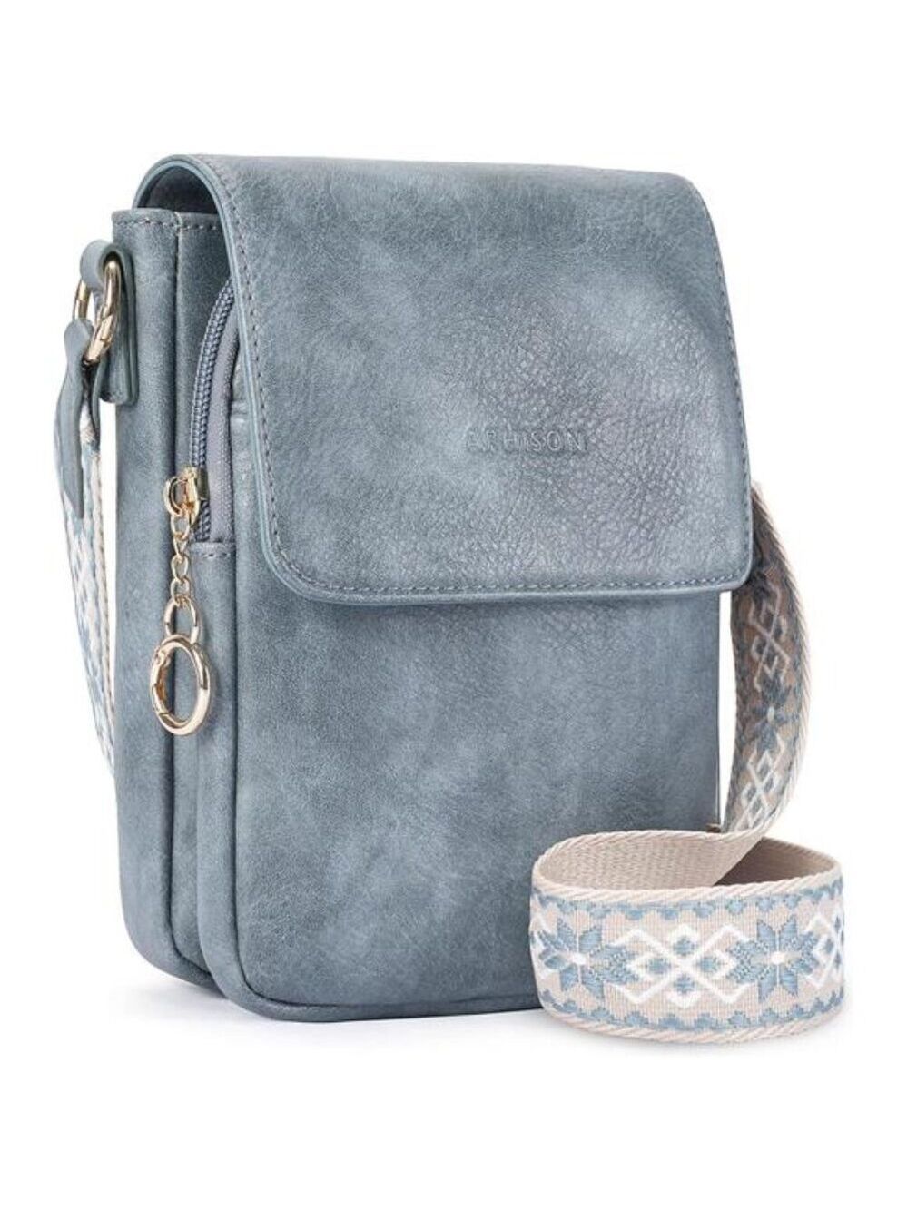 Small Crossbody Bag for Women Leather Phone Wallet Purse Card Slot Adjustable St